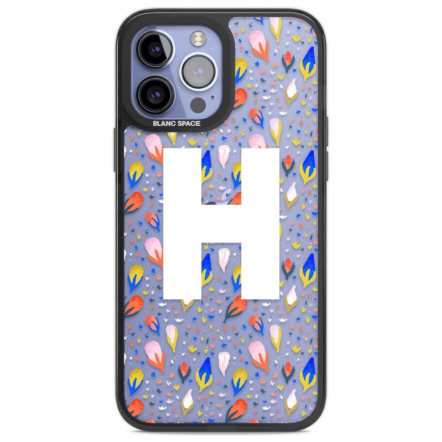 Personalised Abstract Floral Initial