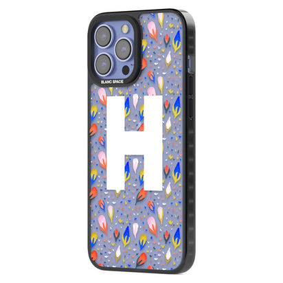 Personalised Abstract Floral Initial