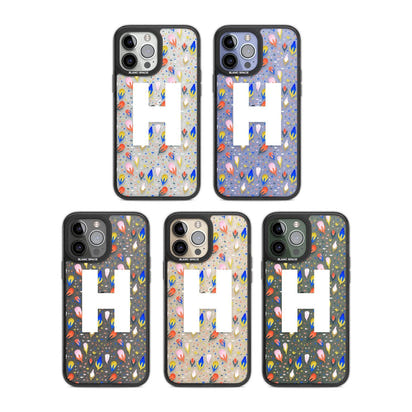 Personalised Abstract Floral Initial