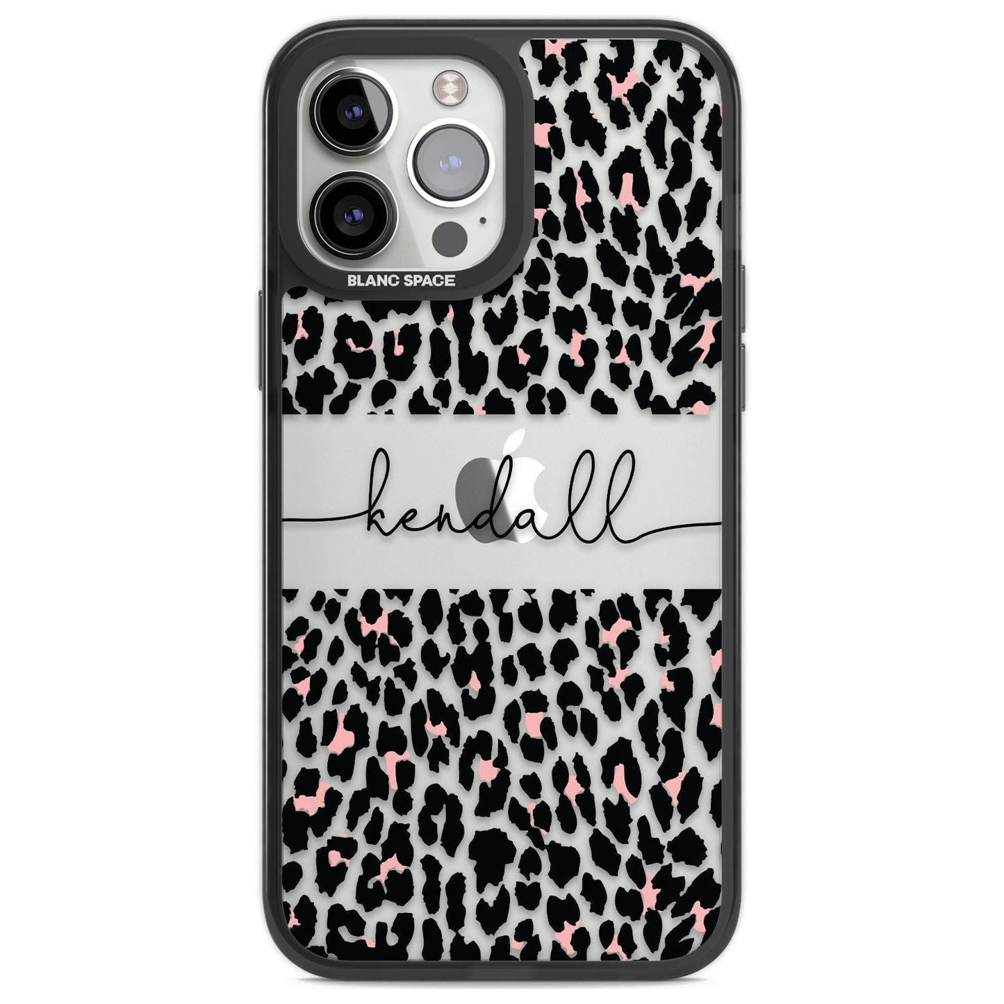 Personalised Cursive Leopard Spots