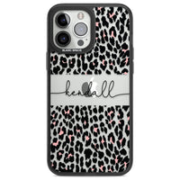 Personalised Cursive Leopard Spots