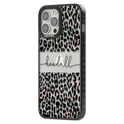 Personalised Cursive Leopard Spots