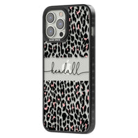 Personalised Cursive Leopard Spots
