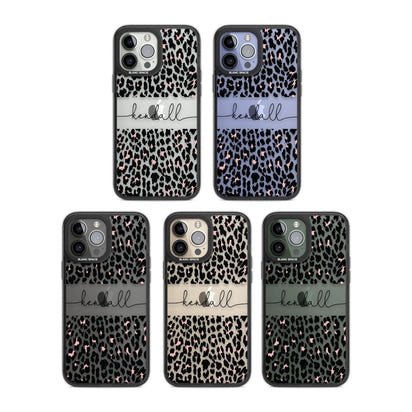 Personalised Cursive Leopard Spots