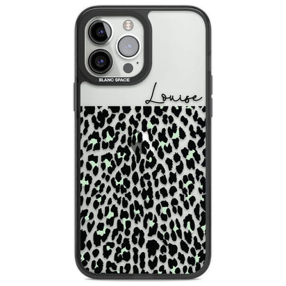 Personalised Seafoam Leopard