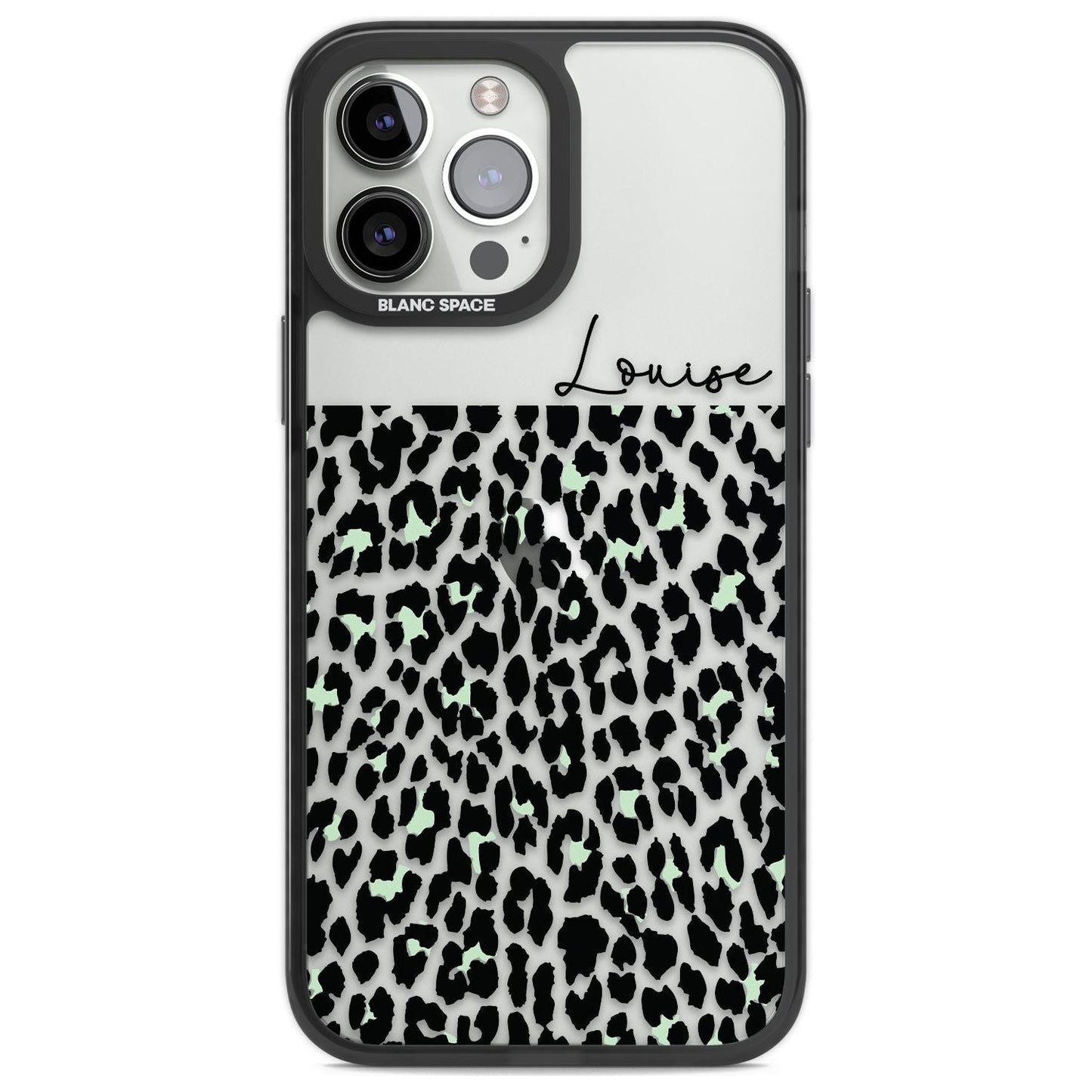 Personalised Seafoam Leopard
