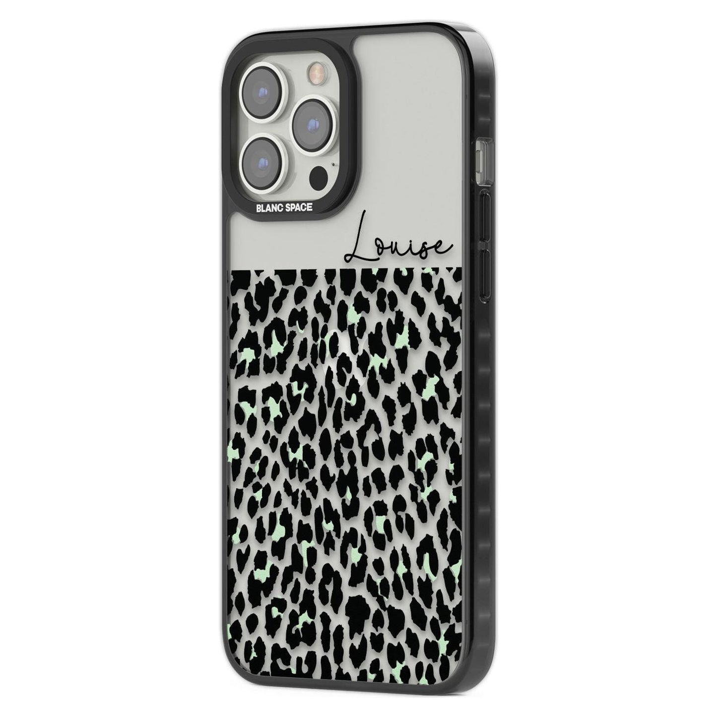 Personalised Seafoam Leopard