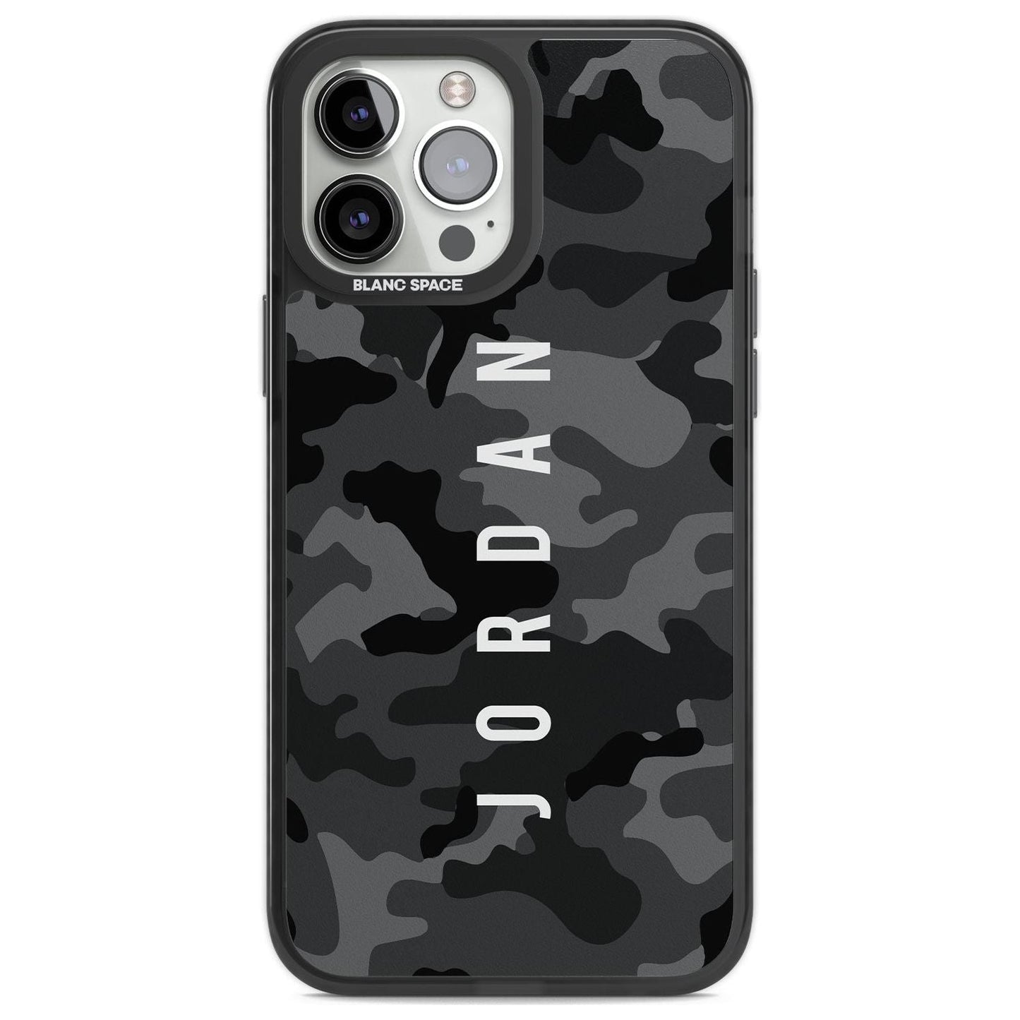 Personalised Black Camouflage Name