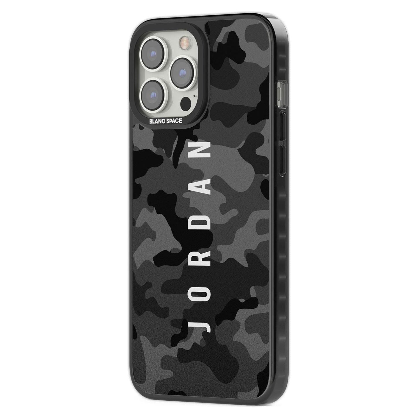 Personalised Black Camouflage Name