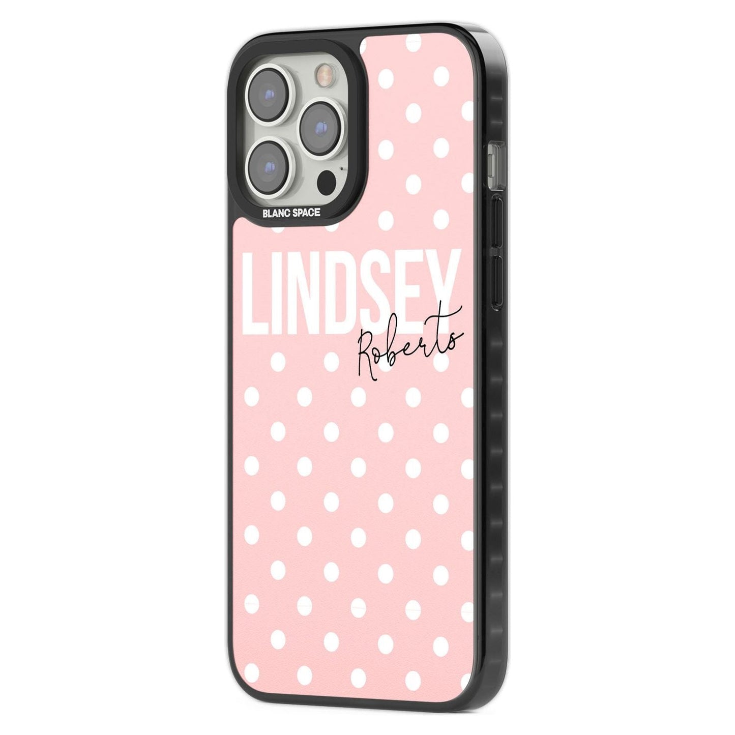 Personalised Pink Polka