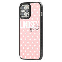 Personalised Pink Polka