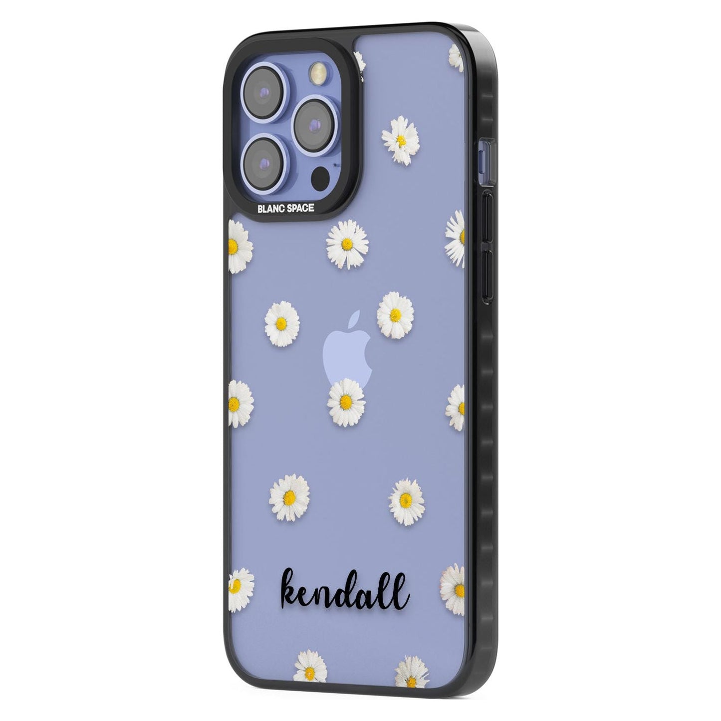 Personalised White Daisies & Cursive