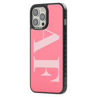 Personalised Light & Dark Pink Green Letters