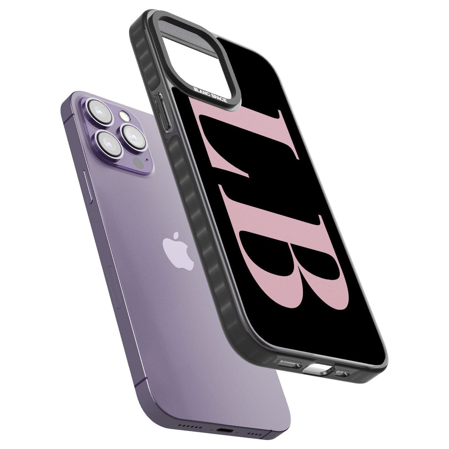 Lettres personnalisées roses et noires vertes