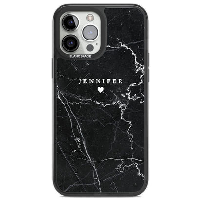 Personalised Black Marble