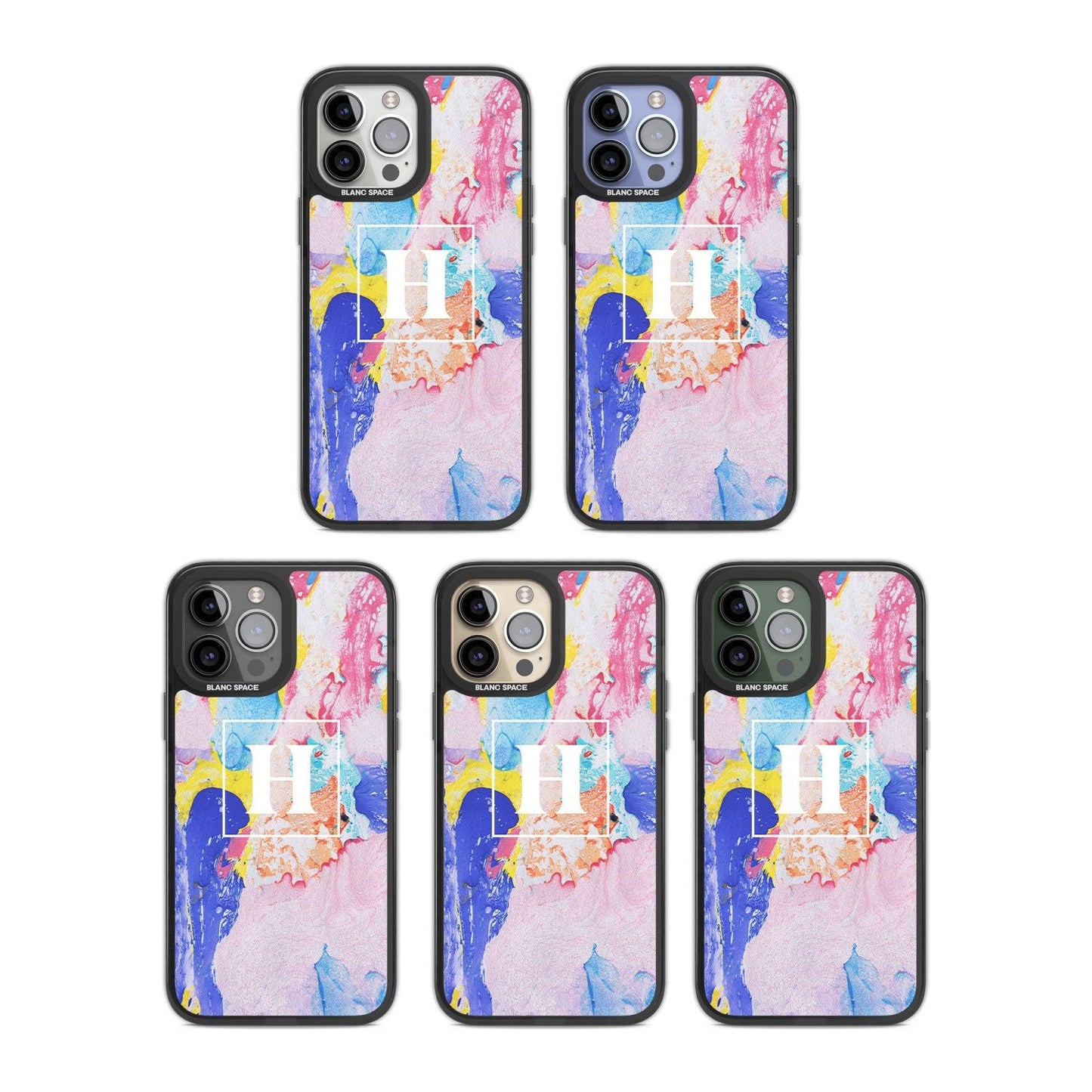 Mélange de marbre pastel personnalisé