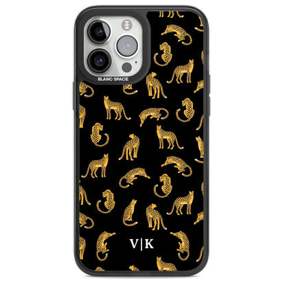 Personalised Gold Cheetah Pattern