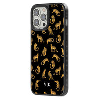 Personalised Gold Cheetah Pattern