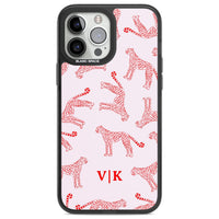 Guépard rouge et rose personnalisé