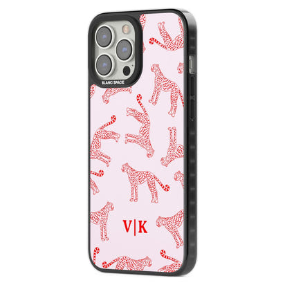 Guépard rouge et rose personnalisé