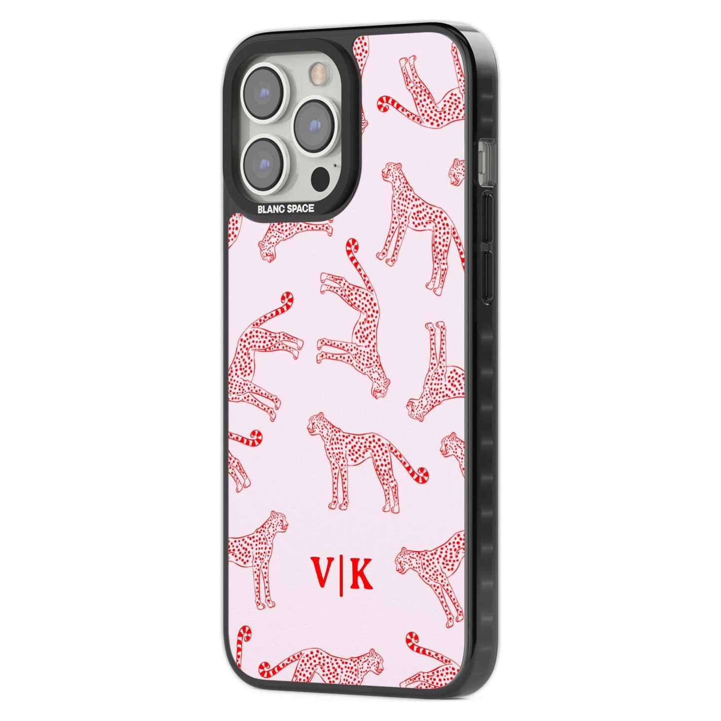 Guépard rouge et rose personnalisé