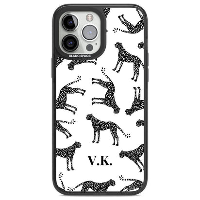 Personalised Black & White Cheetah Pattern
