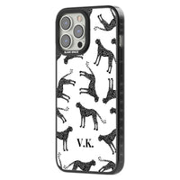 Personalised Black & White Cheetah Pattern