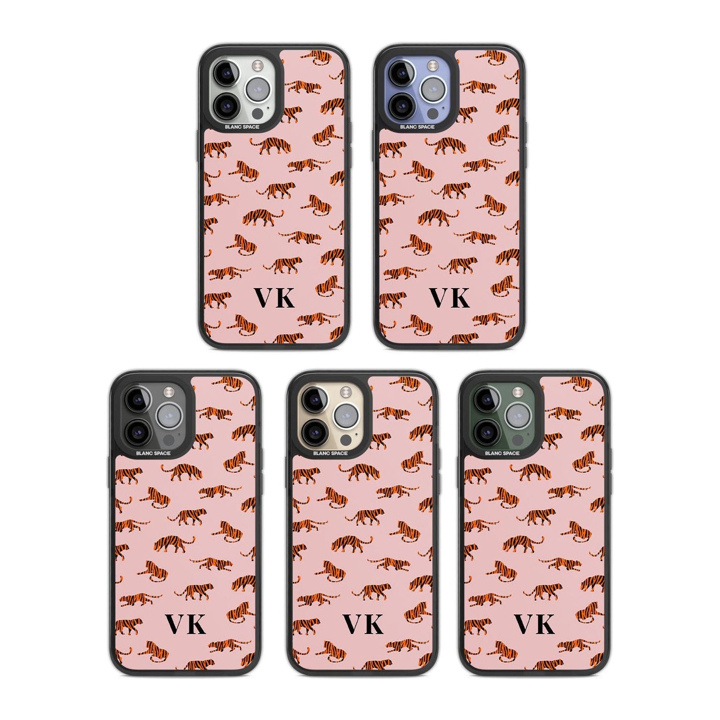 Personalised Pink Safari Tiger Pattern