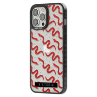 Personalised Red Snake Pattern