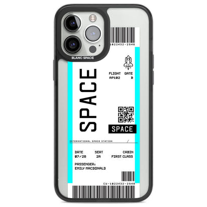Personalised Space Travel Ticket
