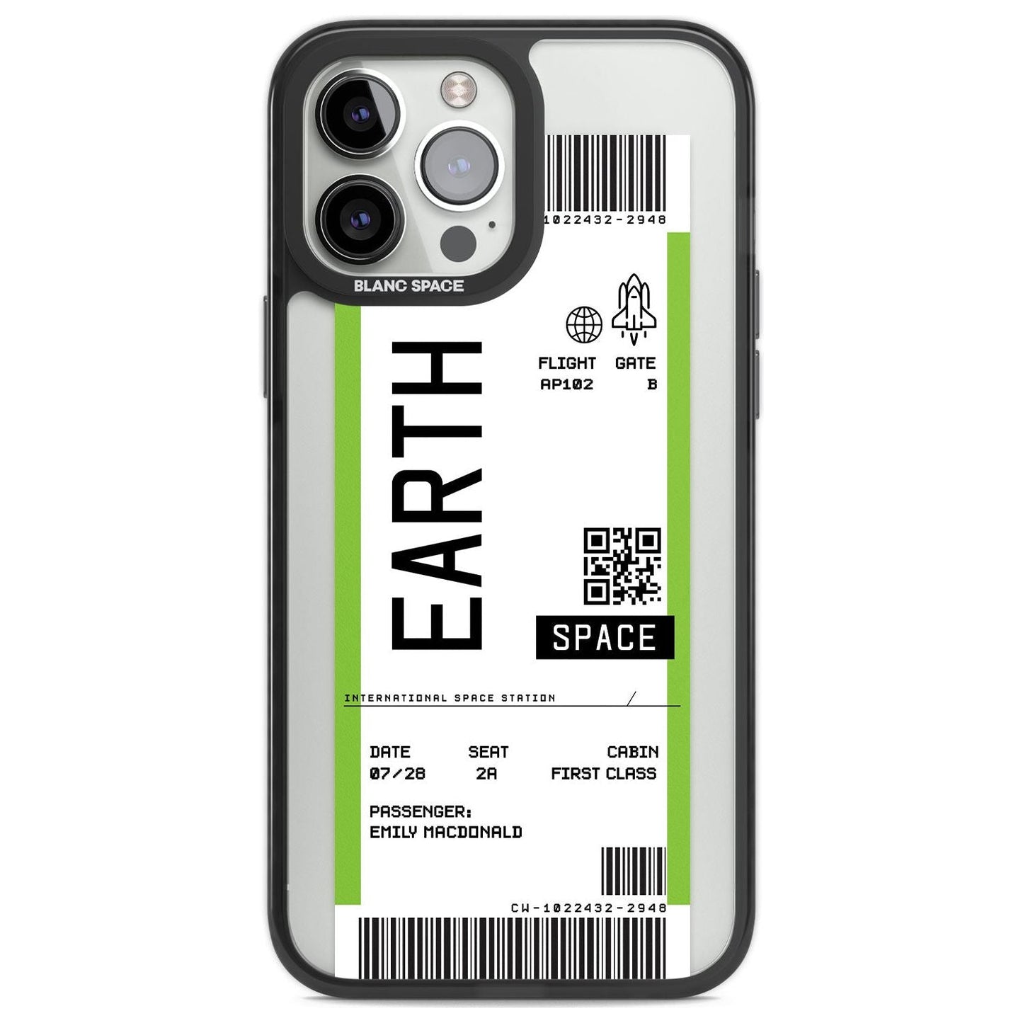 Personalised Earth Travel Ticket