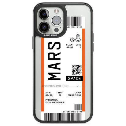 Personalised Mars Travel Ticket