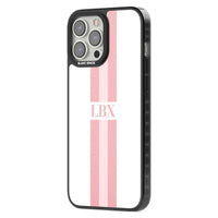Personalised Minimal Pink Stripe