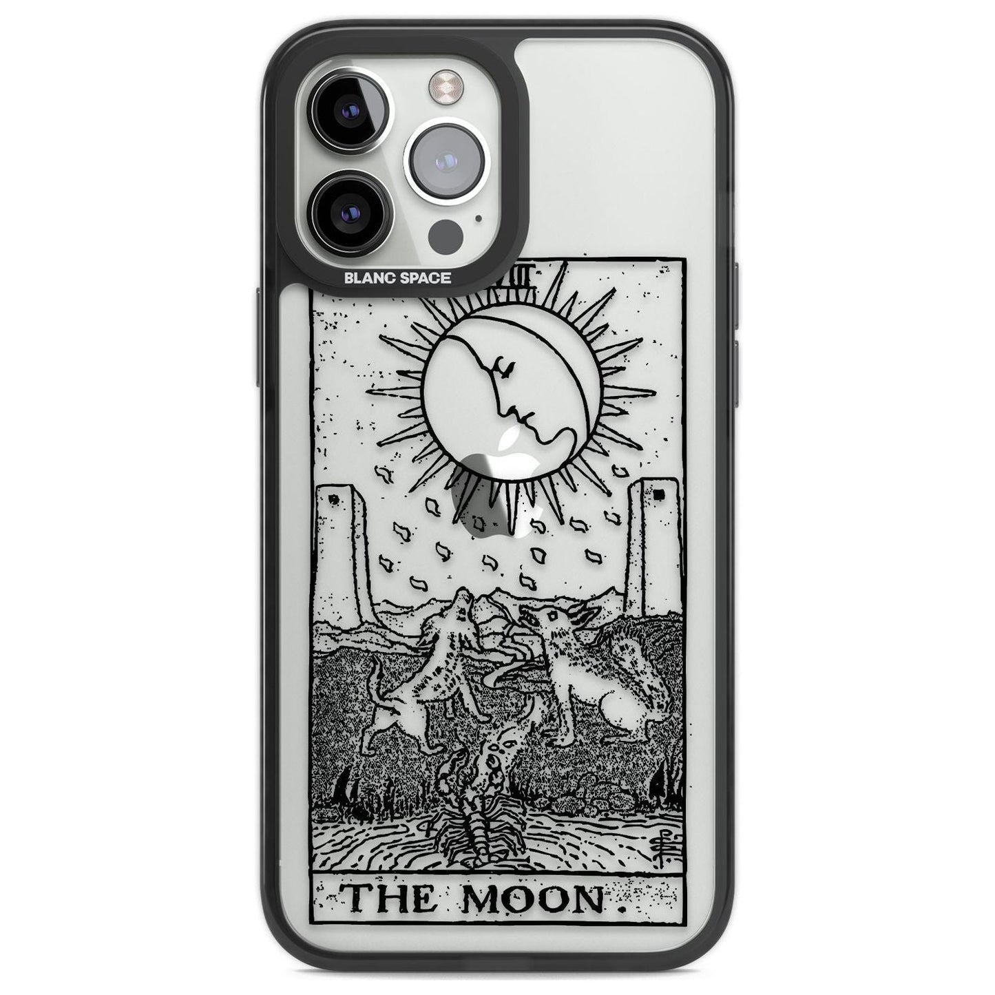 Personalised The Moon Tarot Card (Clear)