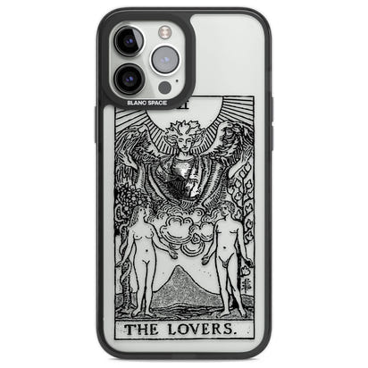 Personalisierte Tarotkarte „Die Liebenden“ (Transparent)