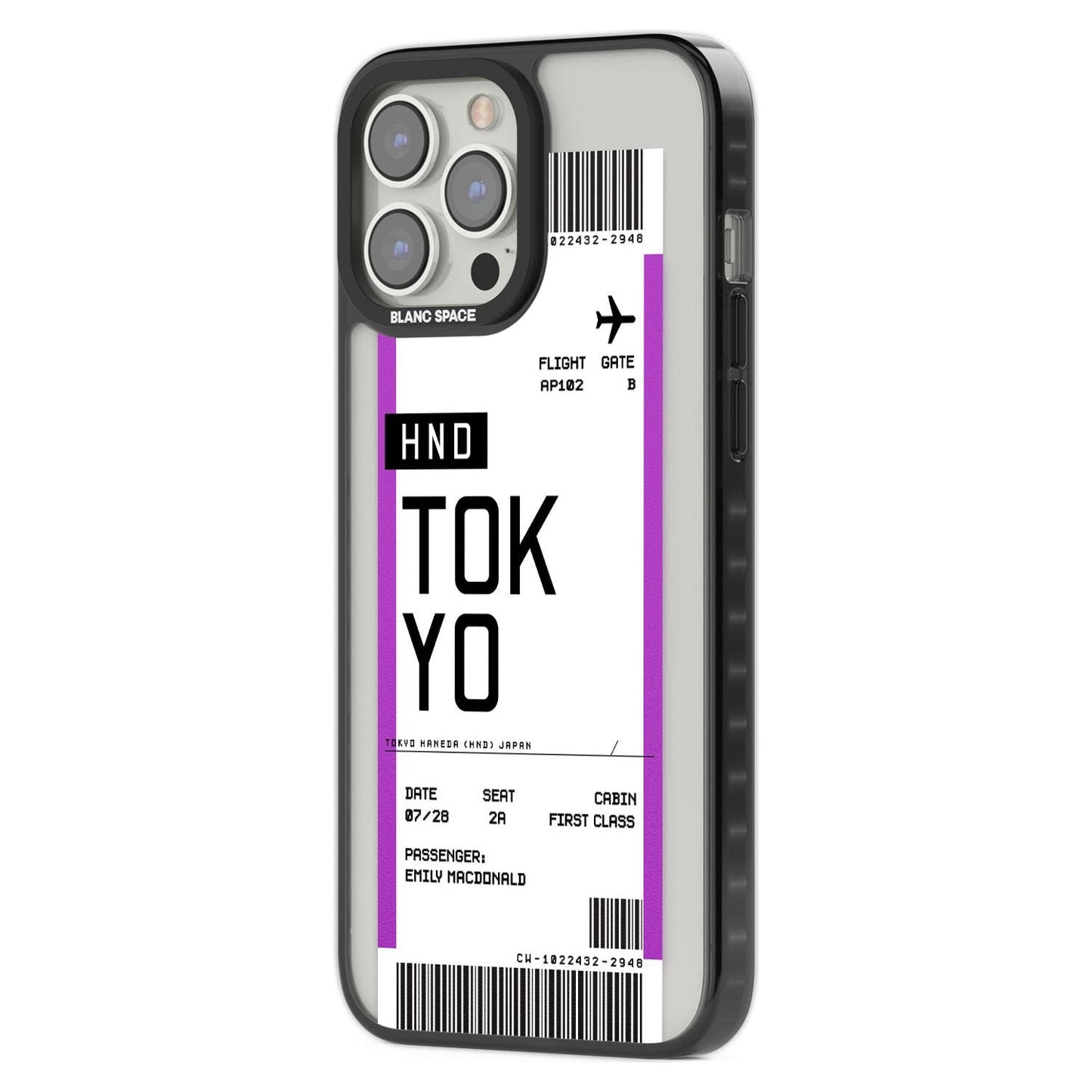 Personalised Tokyo Boarding Pass