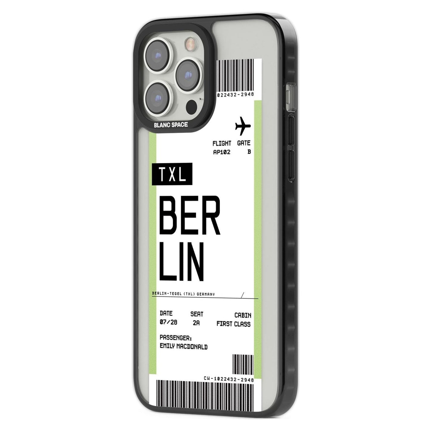 Personalised Berlin Boarding Pass