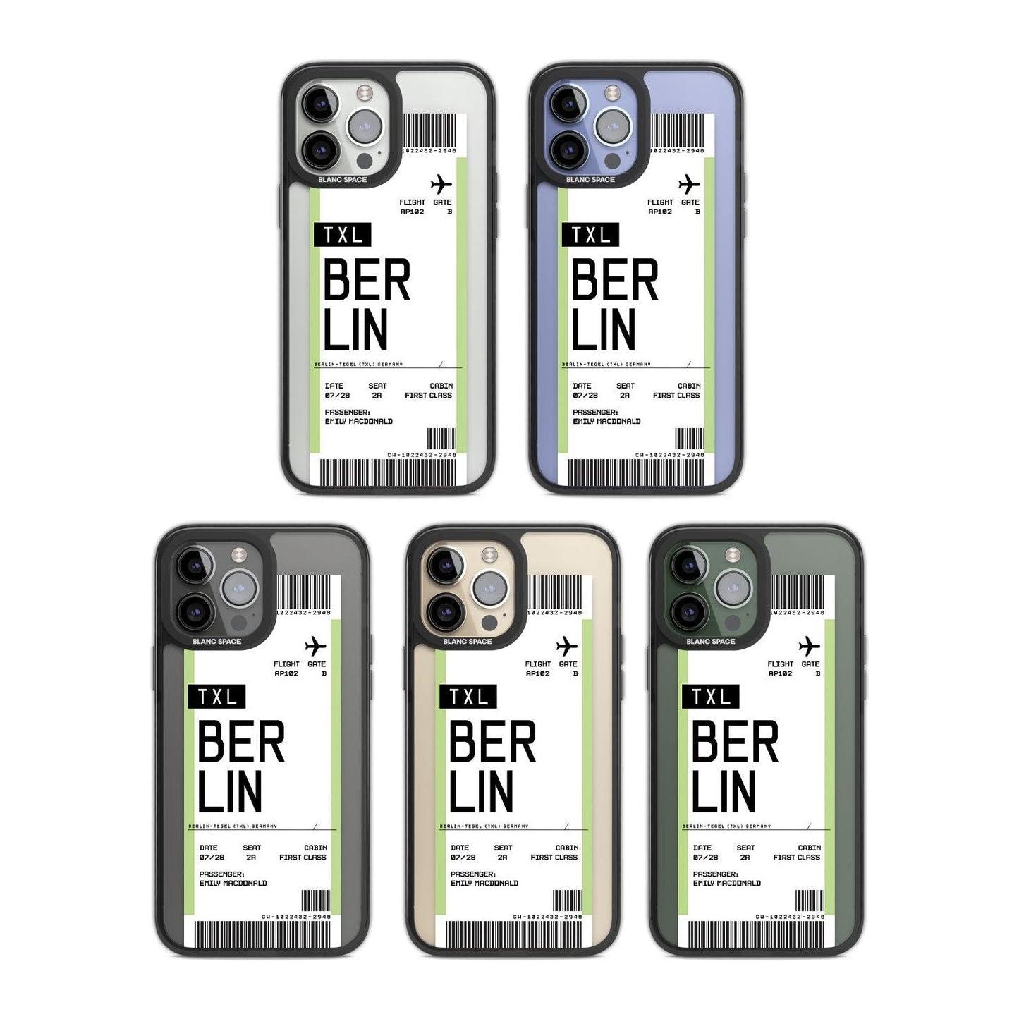 Personalised Berlin Boarding Pass