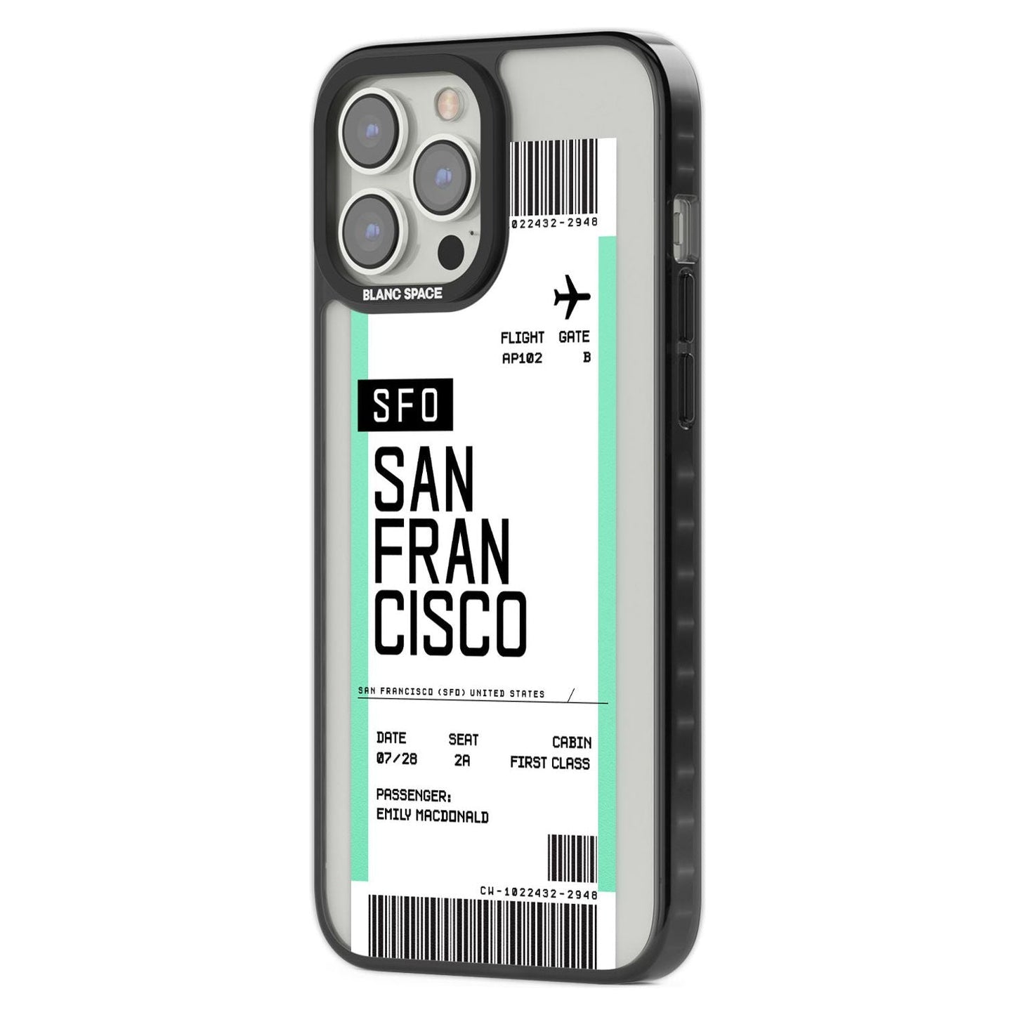 Personalised San Francisco Boarding Pass