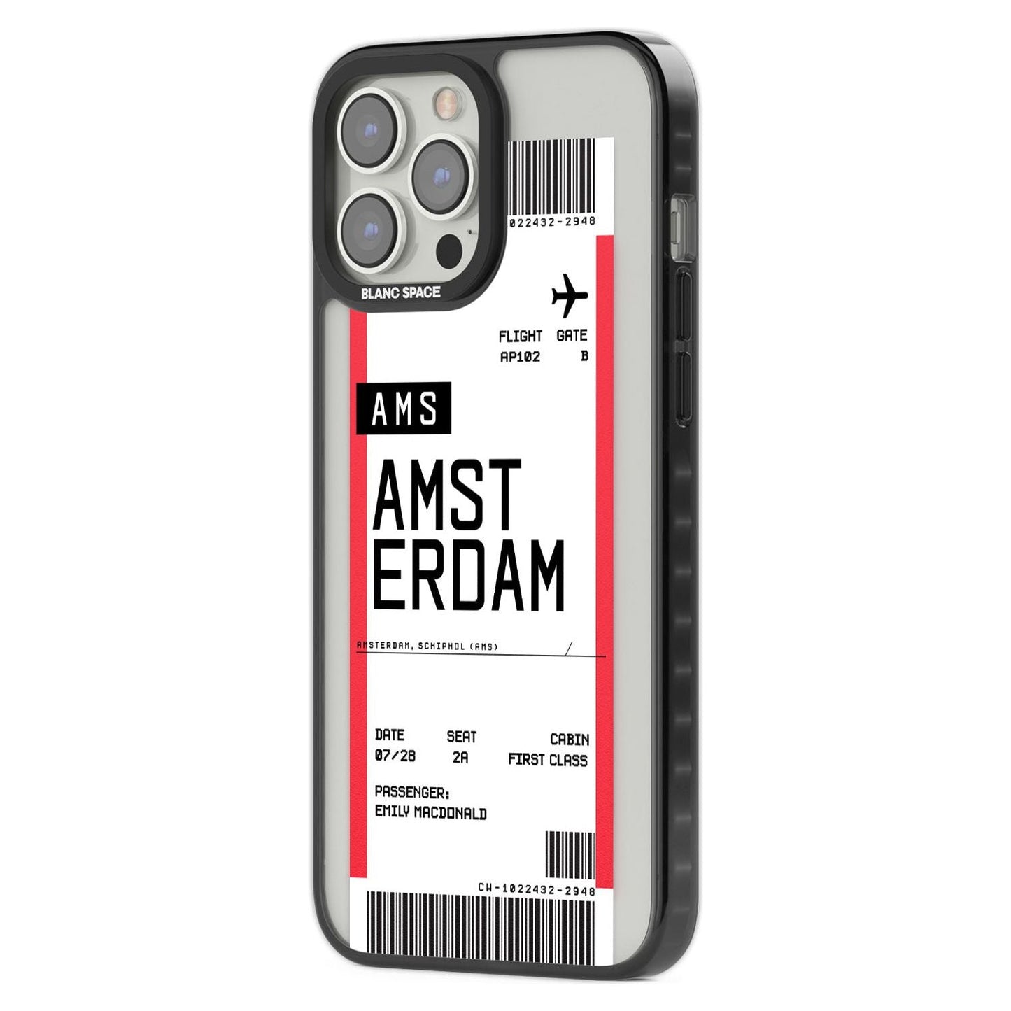 Personalised Amsterdam Boarding Pass