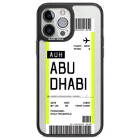 Personalised Abu Dhabi Boarding Pass