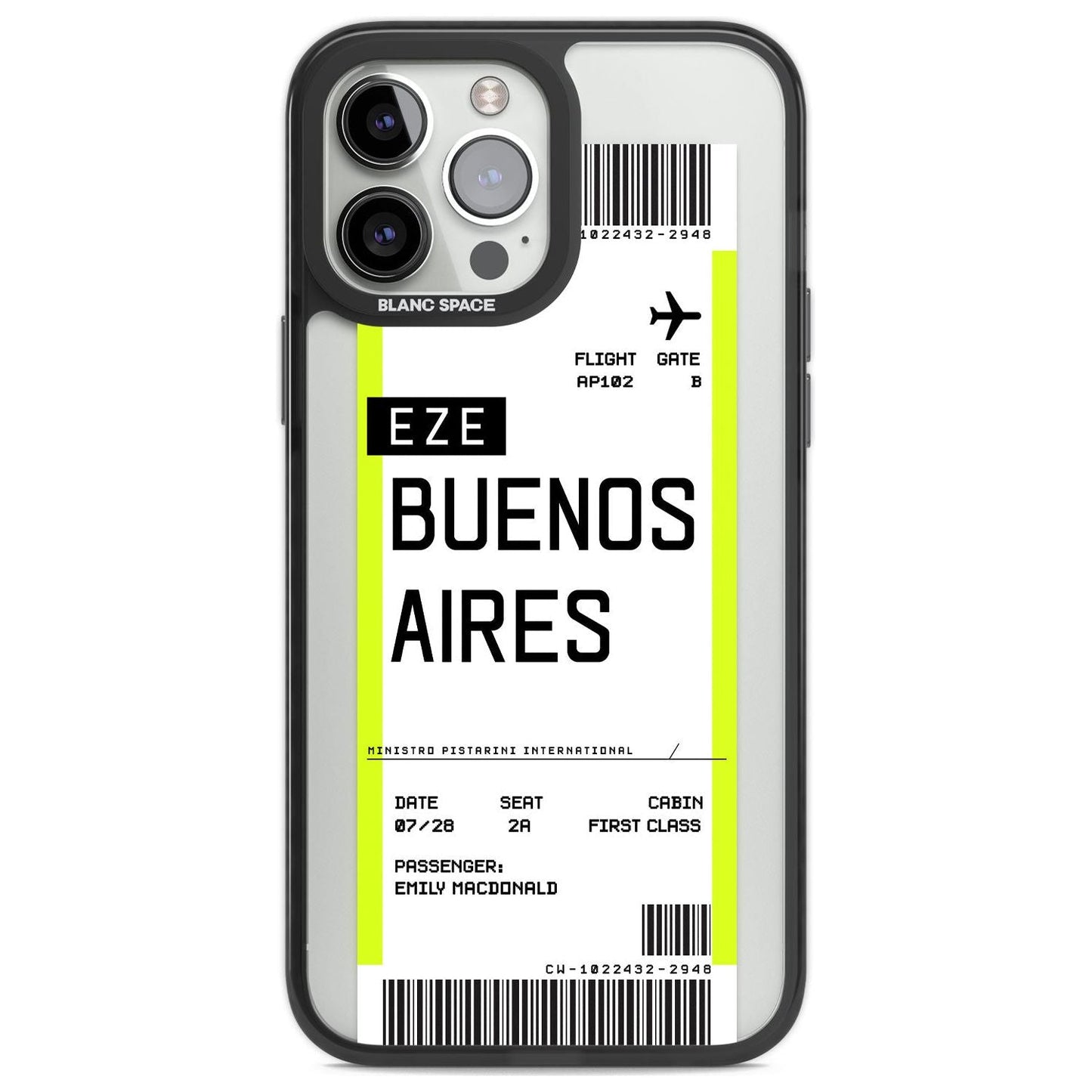 Personalised Buenos Aires Boarding Pass