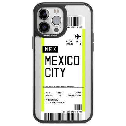 Carte d'embarquement personnalisée pour Mexico