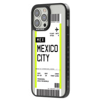 Carte d'embarquement personnalisée pour Mexico