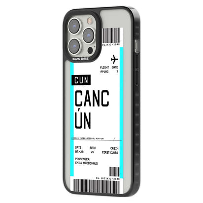 Personalised Cancún Boarding Pass