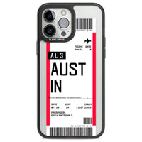 Personalised Austin Boarding Pass