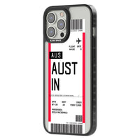 Personalised Austin Boarding Pass