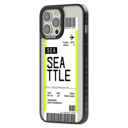 Personalised Seattle Boarding Pass
