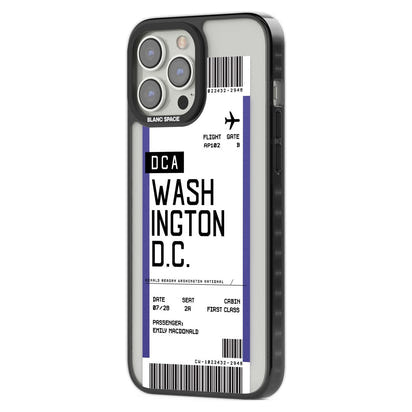 Personalised Washington D.C. Boarding Pass