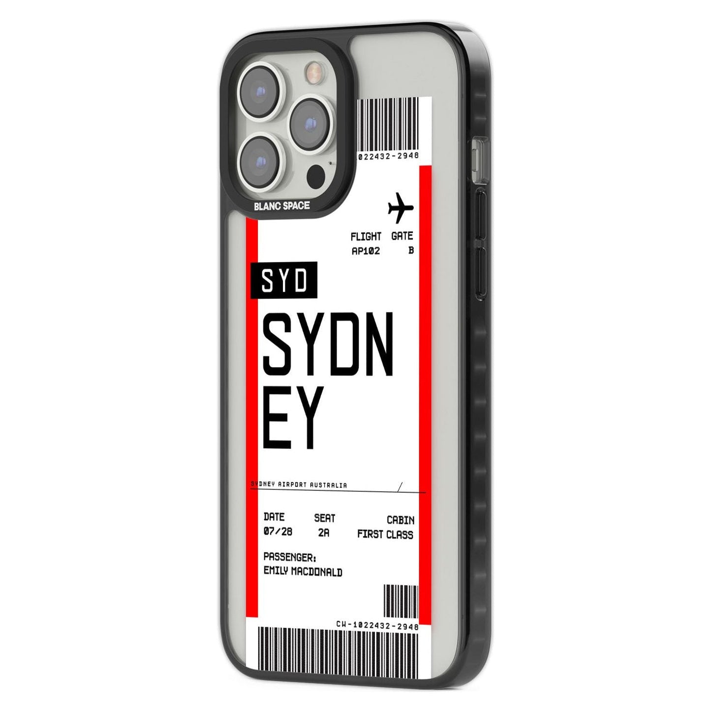 Personalised Sydney Boarding Pass